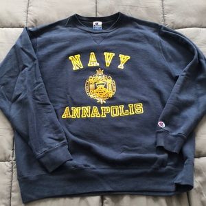 Champion NAVY Crewneck Sweatshirt